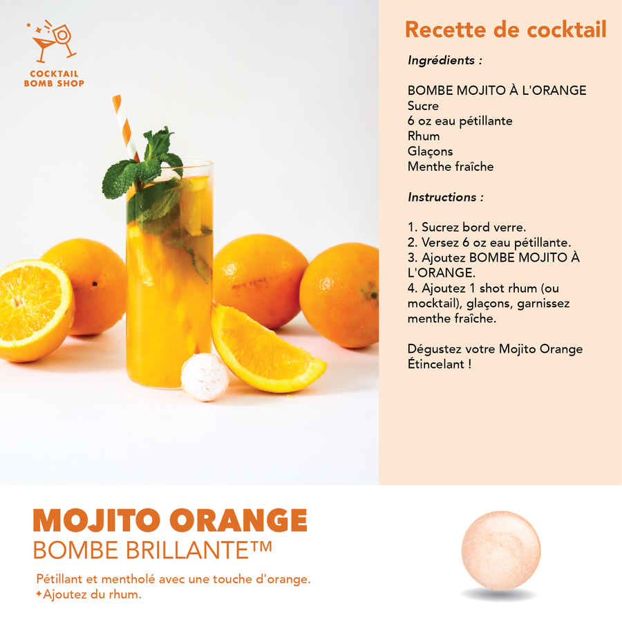 MOJITO ORANGE - BOMBE COCKTAIL