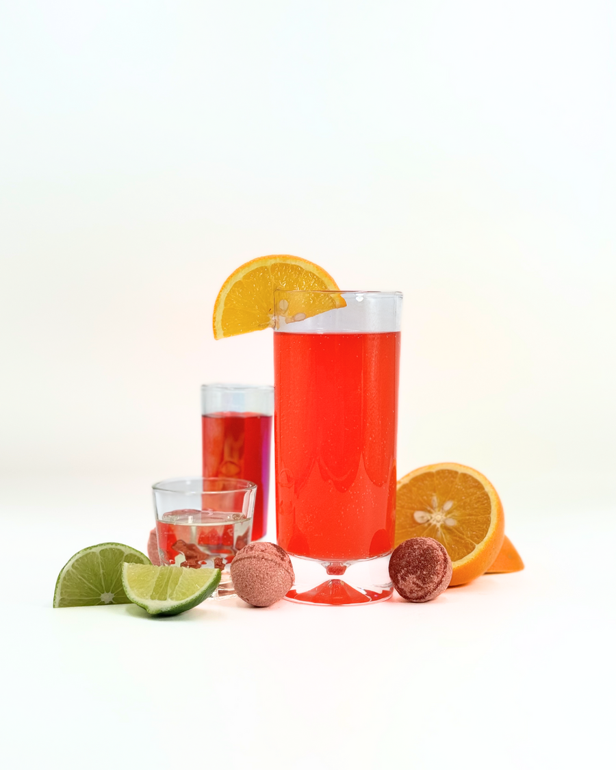 TEQUILA SUNRISE - BOMBE COCKTAIL